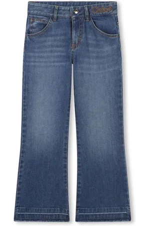Chloé Logo-embroidered jeans