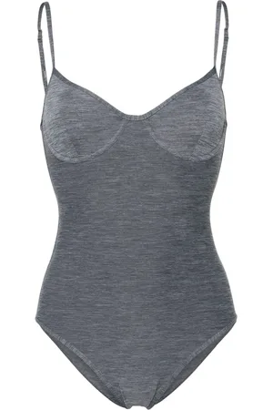 Totême Underwire-cup mélange swimsuit