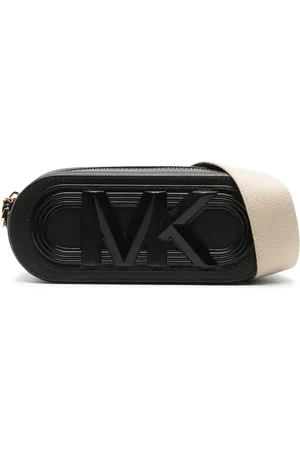 Michael Kors Appliqué-logo leather bag