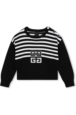 Givenchy 4G-appliqué striped jumper