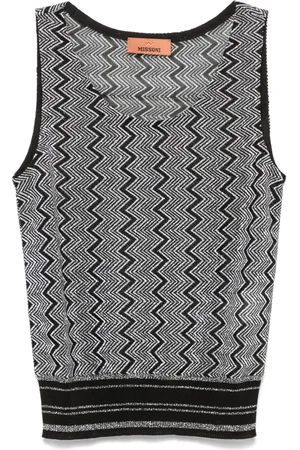 Missoni Zigzag lamé top