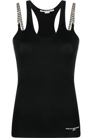 Stella McCartney Falabella-chain racerback vest top