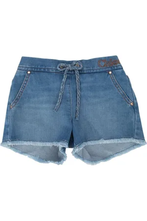 Chloé Logo-embroidered shorts