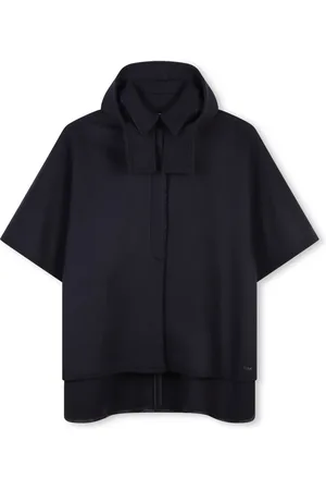 Chloé Hooded layered wool cape