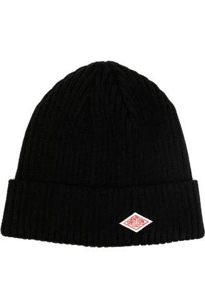 DANTON Logo-appliqué wool beanie