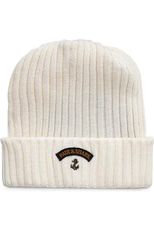 Paul & Shark Logo-appliqué beanie hat