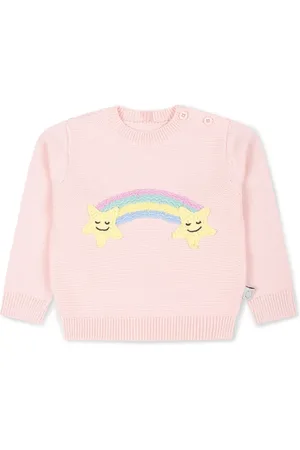 Stella McCartney Appliqué-detail knitted jumper