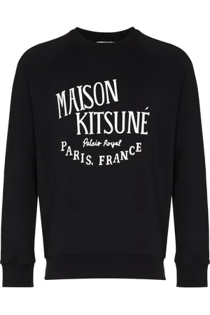 Maison Kitsuné Logo-print long-sleeve sweatshirt
