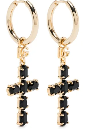 Dolce & Gabbana Cross-charm drop earrings