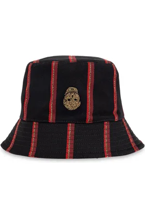 Alexander McQueen Skull-appliqué bucket hat