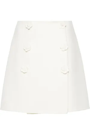 ERMANNO SCERVINO Floral-appliqu?? mini skirt