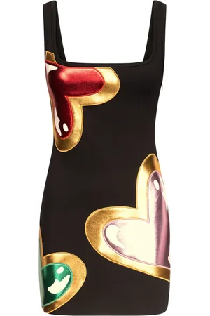 AREA Heart Gem tank dress