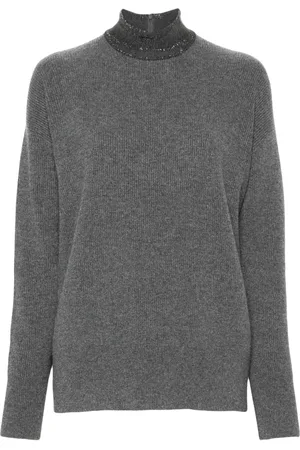 Brunello Cucinelli Bead-detailed sweater