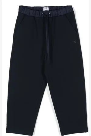 Il gufo Logo-appliqué jersey trousers