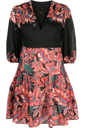 Pinko Floral-print cotton minidress