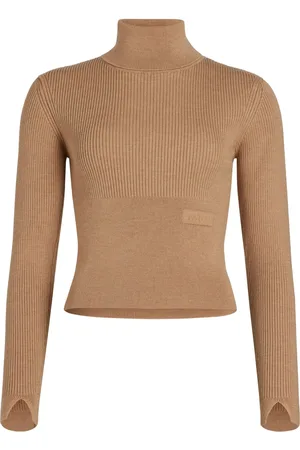 Patou Ribbed roll-neck sweater