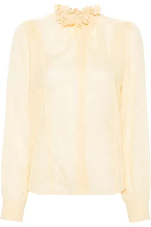 Isabel Marant Terzali floral-embroidered blouse