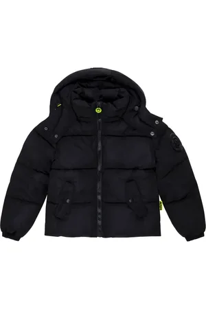 BARROW Logo-appliqué puffer jacket