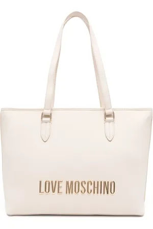 Moschino Logo-plaque tote bag