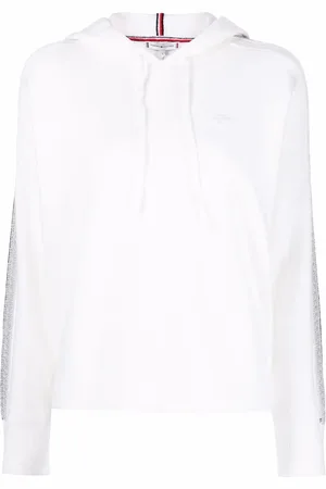 Tommy Hilfiger Side-stripe knitted hoodie