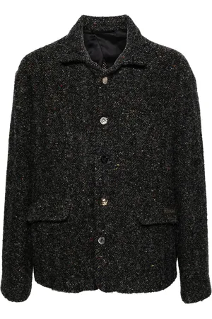 4SDESIGNS Bouclé single-breasted blazer