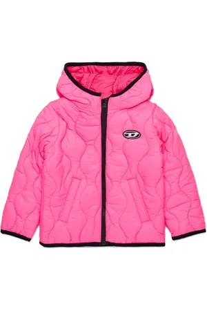 Diesel Logo-appliqué quilted jacket