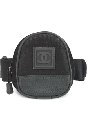 CHANEL 2003 Sports line logo-appliqué belt bag