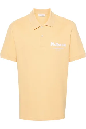 Alexander McQueen Logo-embroidered piqué polo shirt