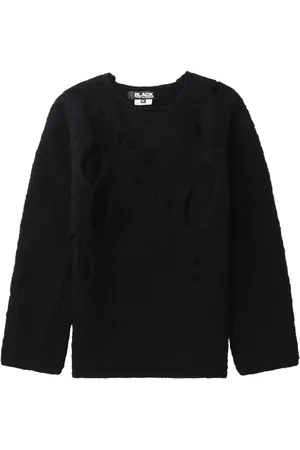Comme des Garçons Distressed-effect wool jumper