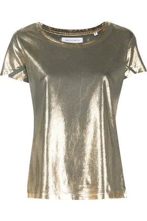Madison.Maison Metallic lamé T-shirt