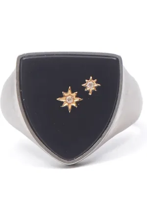 Maison Margiela Star-appliqué signet ring