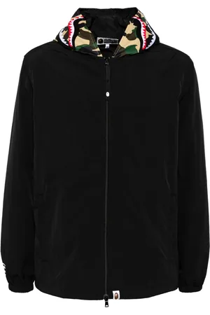 A Bathing Ape 1st camo shark hoodie jacket