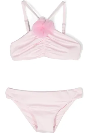 MONNALISA Floral-appliqué bikini