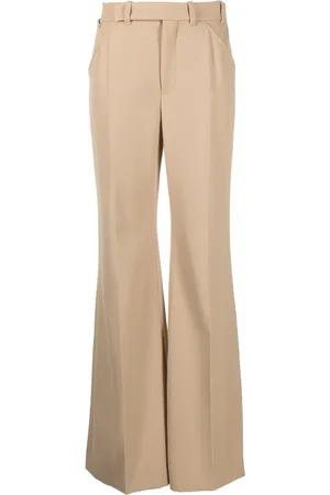 Chloé Wide-leg wool trousers