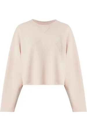 Maison Margiela Logo-appliqué cotton sweatshirt