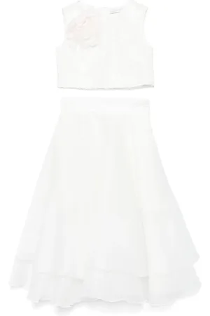 MONNALISA Satin skirt set