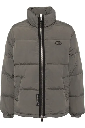 A Bathing Ape Moonface logo puffer jacket