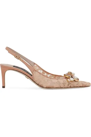 Dolce & Gabbana 60mm Rainbow Lace slingback pumps