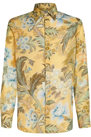 Etro Floral-print cotton shirt
