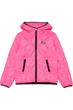 Diesel Logo-appliqué quilted jacket