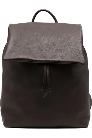 MARSÈLL Logo-debossed leather backpack