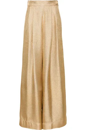 Blazé Milano Preserverance Faverolles metallic-threading trousers