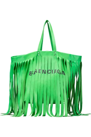 Balenciaga 2010-2024 Leather Laundry Cabas Fringe tote bag