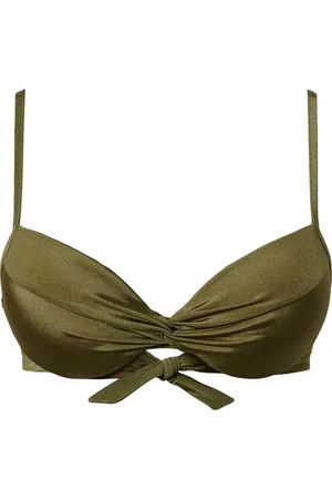 Twin-Set Ruched bikini top