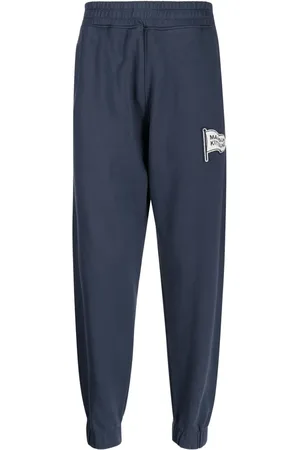 Maison Kitsuné Logo-patch cotton track pants