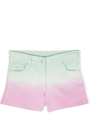 Stella McCartney Ombré-effect denim shorts