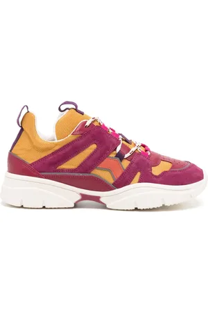 Isabel Marant Kindsay panelled leather sneakers