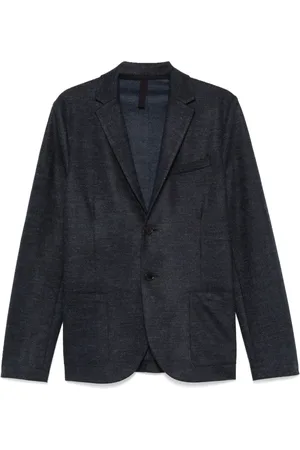 Harris Wharf London Mélange-effect blazer