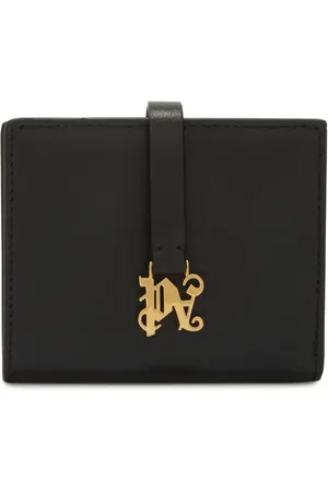 Palm Angels Monogram-appliqu� leather wallet
