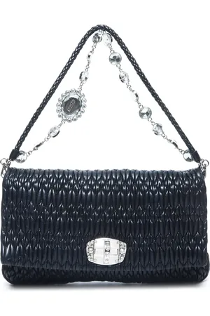 Miu Miu 2010s matelassé shoulder bag